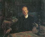 Lovis Corinth Portrait of Gerhart Hauptmann oil on canvas